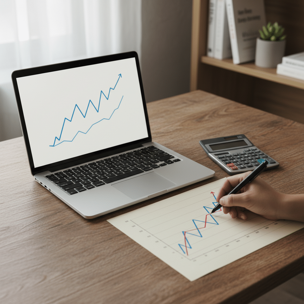 תרשים המדגים איך להשקיע ב s&p 500 דרך קרן מחקה מדד