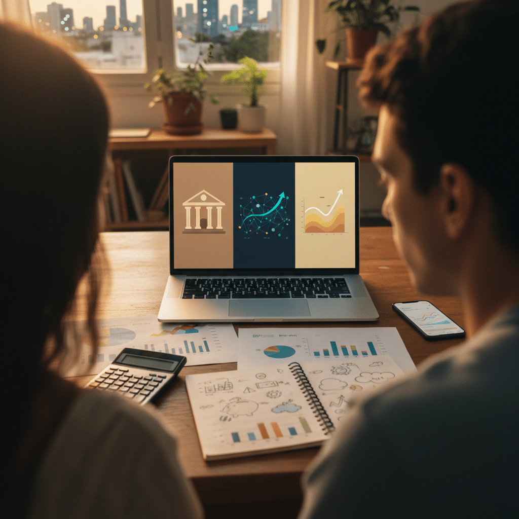 בחירת מקום איפה הכי כדאי לפתוח תיק השקעות בין בנק לבית השקעות